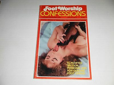 Foot Worship Confessions Vol #1 Adult Book 062615tjp
