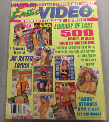 Erotic Video Guide Adult Magazine Anniversary Issue 1992 vg 030415lm-ep