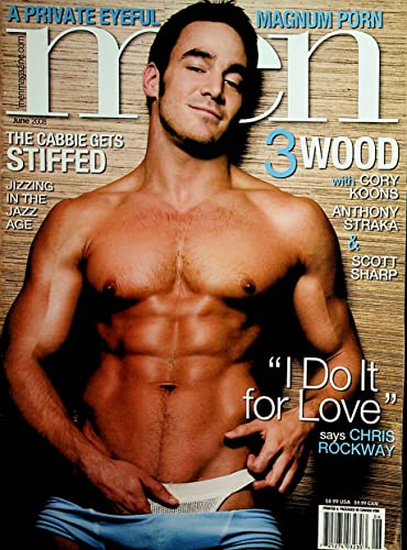 Men Gay Adult Magazine Cover Hunk Chris Rockway June 2008