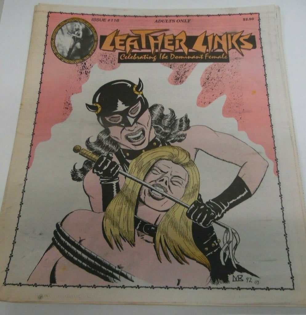 Leather Links Fetish Newspaper Dominant Women #116 1993 122119lm-ep