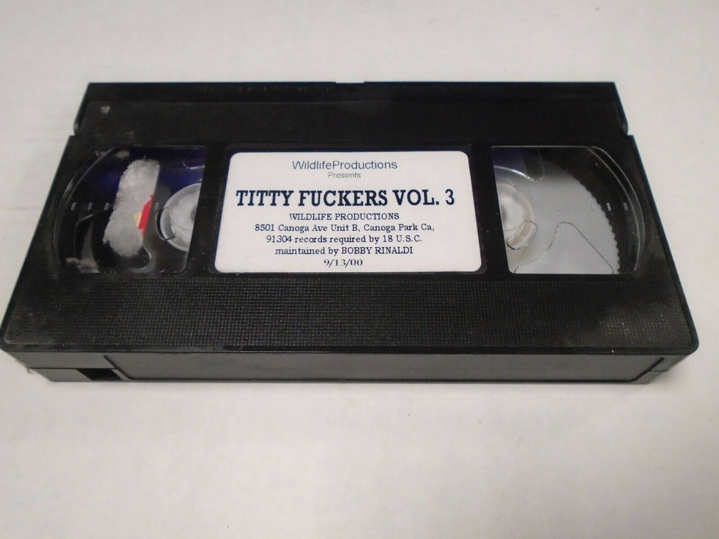 Titty Fuckers Vol 3 2000 Bobby Rinaldi Adult VHS 032019AMP