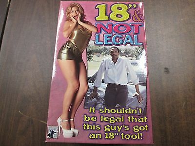 18" & Not Legal Gentlemen's Video Scott Smith NM Adult VHS CLEARANCE 071515amp4