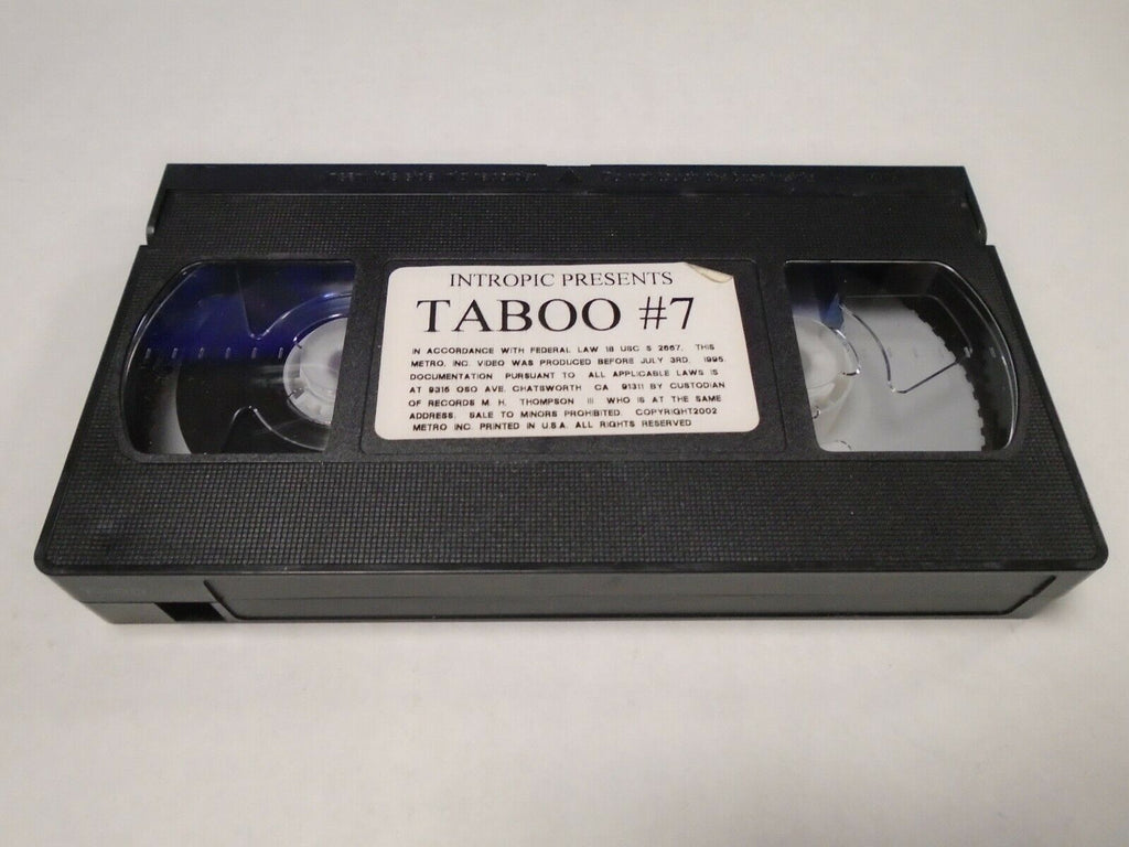 Taboo #7 Intropic 1995 Adult VHS 042219AMP3
