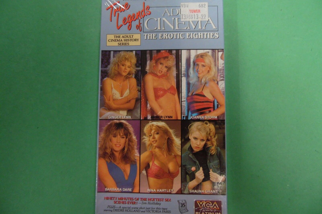 Tue Legends Of Adult Cinema VHS Ginger Lynn/Nina Hartley CLEARANCE 120416lm-ep2