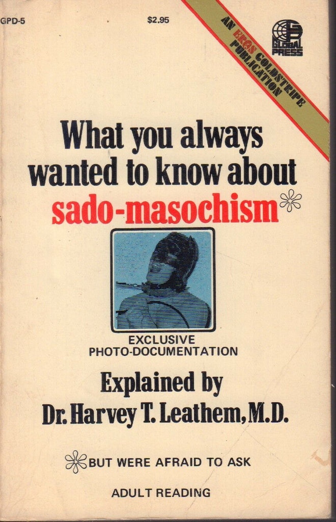 What You Always Wanted To Know About Sado-Masochism 1971 Adult Book 041818DBEP