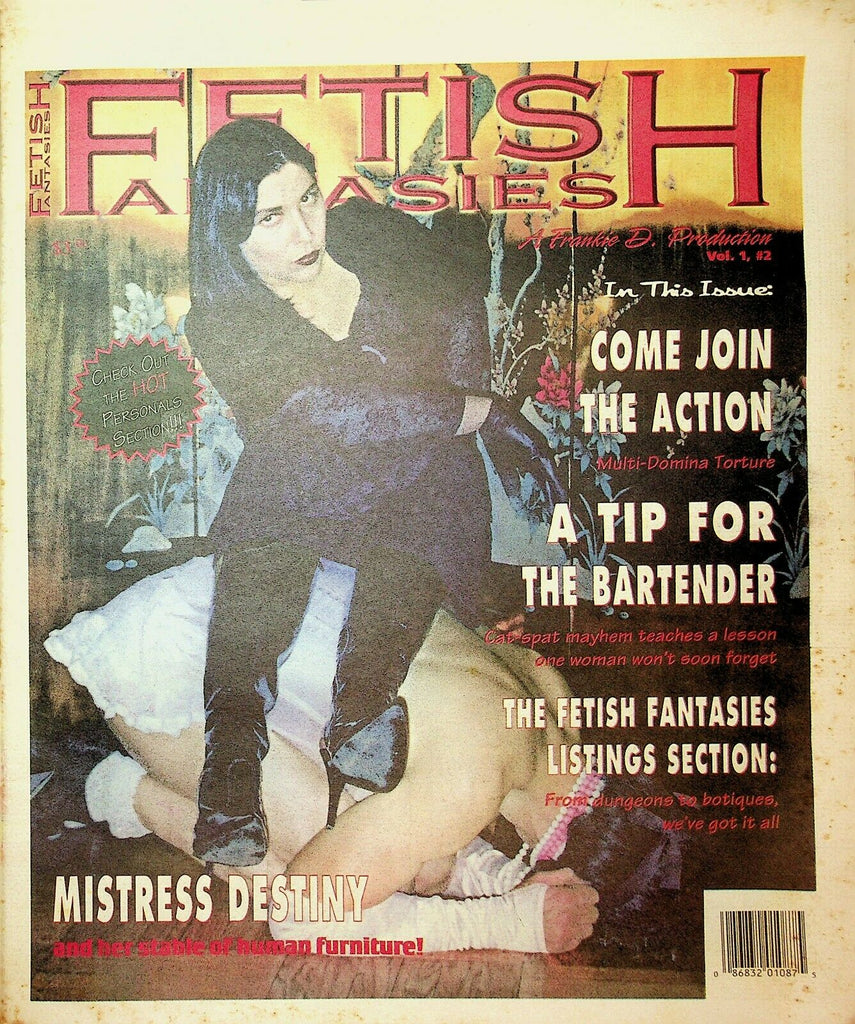 Fetish Fantasies Newspaper Mistress Destiny vol.1 #2 1998 022720lm-ep