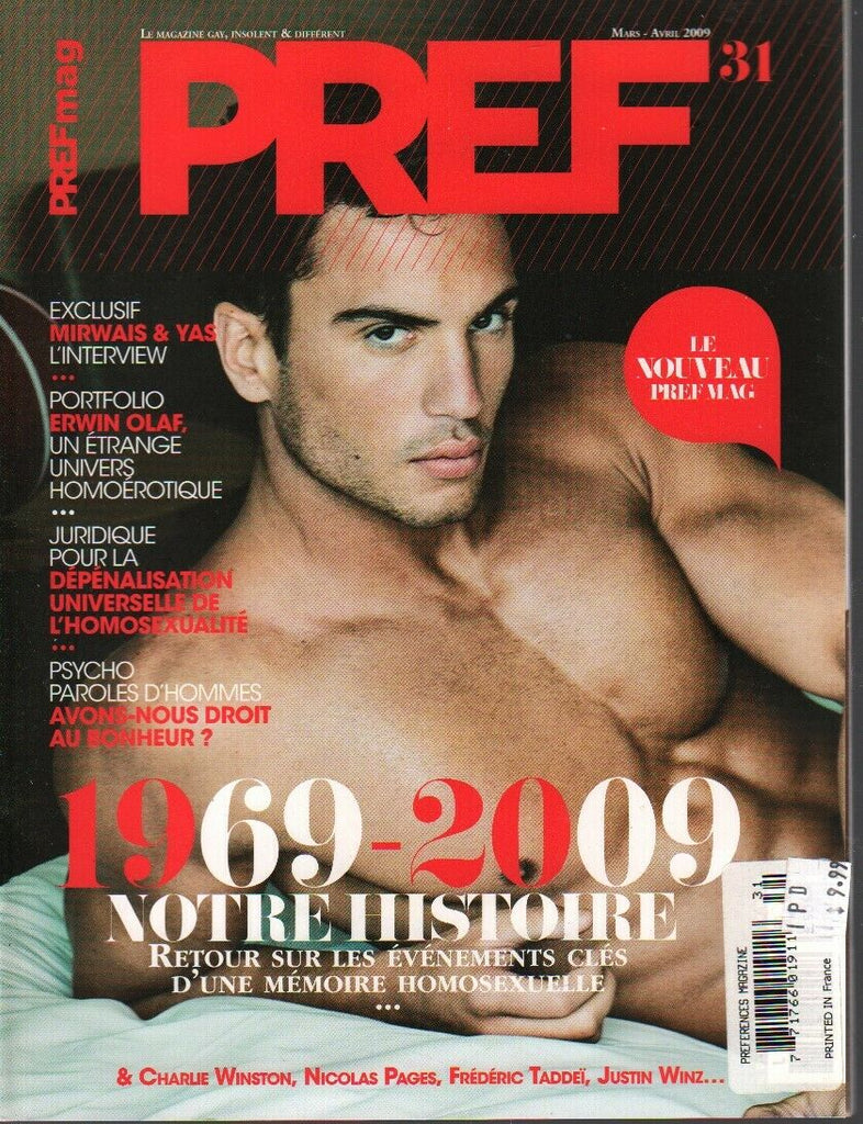 Pref Mag Rare French Gay Interest Mar-Apr Charlie Winston Nicolas Page 030620AME