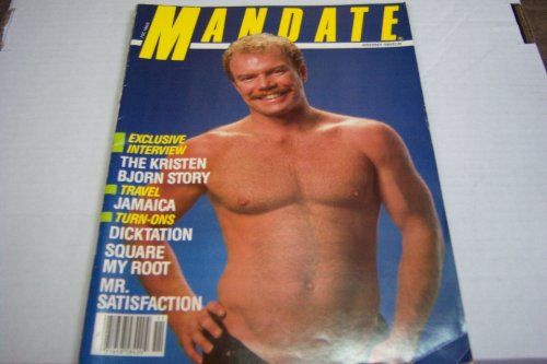 Mandate Gay Adult Magazine "Mr. Satisfaction" November 1985