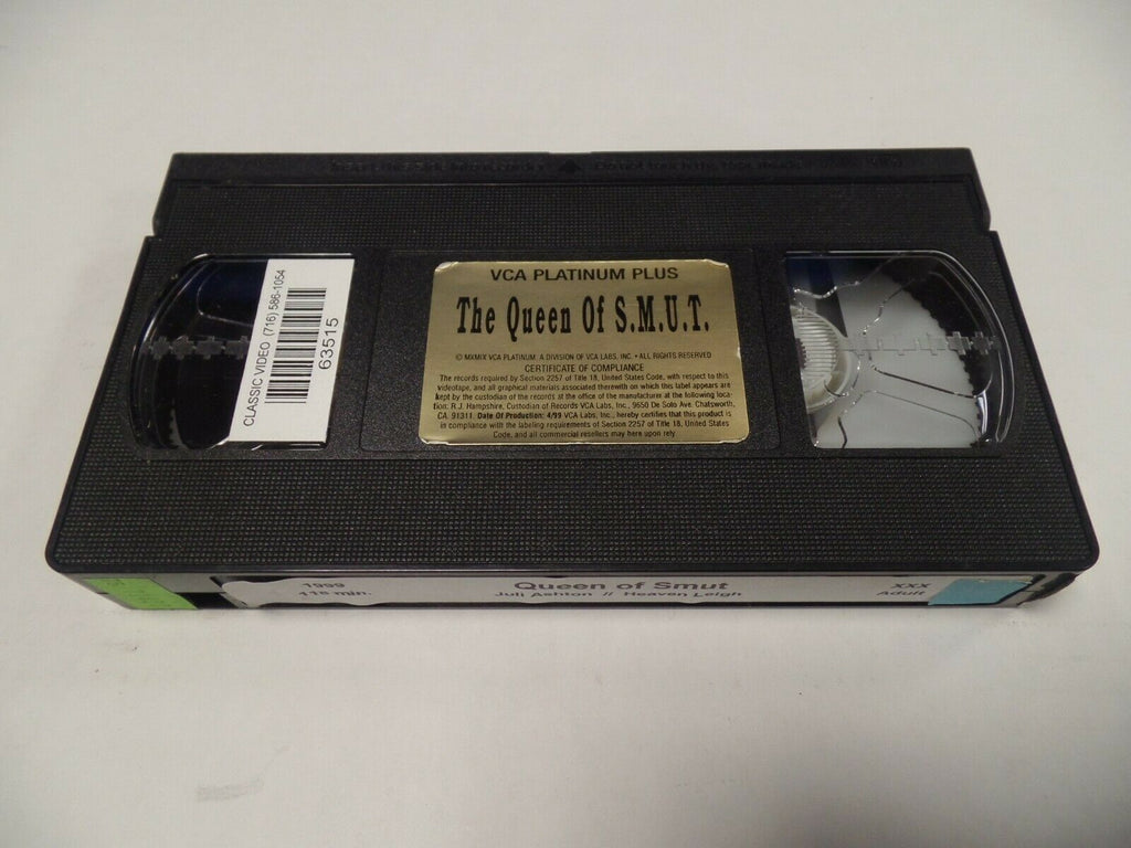 The Queen of SMUT Juli Ashton Heaven Leigh 1999 118mins Adult VHS 030119AMP