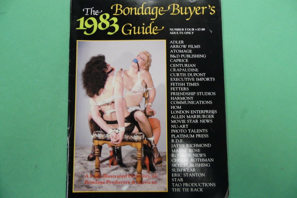 1983 Bondage Buyer's Guide Magazine #4 September 1982 102716lm-ep - Used