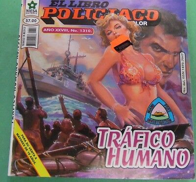 POLICIACO- TRAFICO HUMANO Spanish Comic Novel #1310 070617lm-ep2