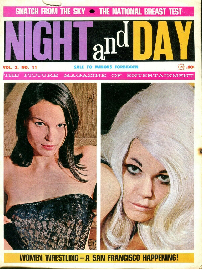 Night And Day Magazine Women Wrestling vol.3 #11 1967 071619lm-ep2