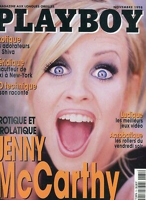 Playboy French Over-Sized Magazine Jenny McCarthy November 1998 060418lm-ep