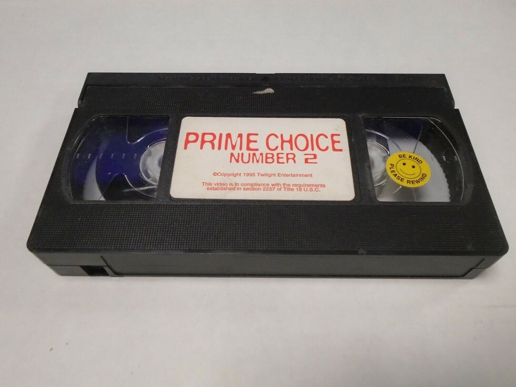 Prime Choice Number 2 1995 Twilight Ent Adult VHS 032119AMP3