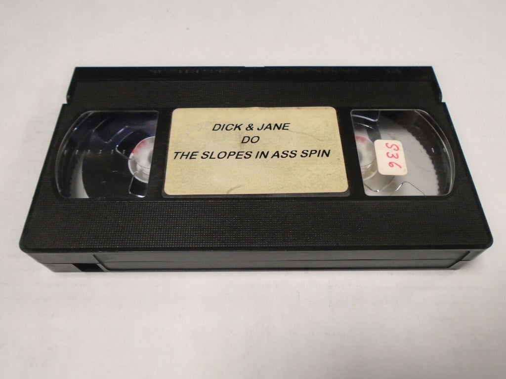 Dick & Jane Do The Slopes in Ass Spin Adult VHS 031419AMP2
