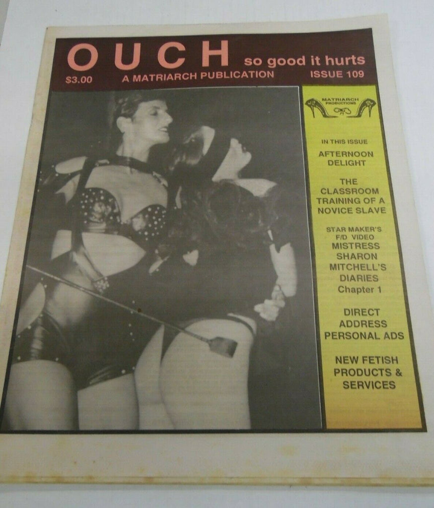 Ouch Fetish Newspaper Afternoon Delight #109 1995 121619lm-ep