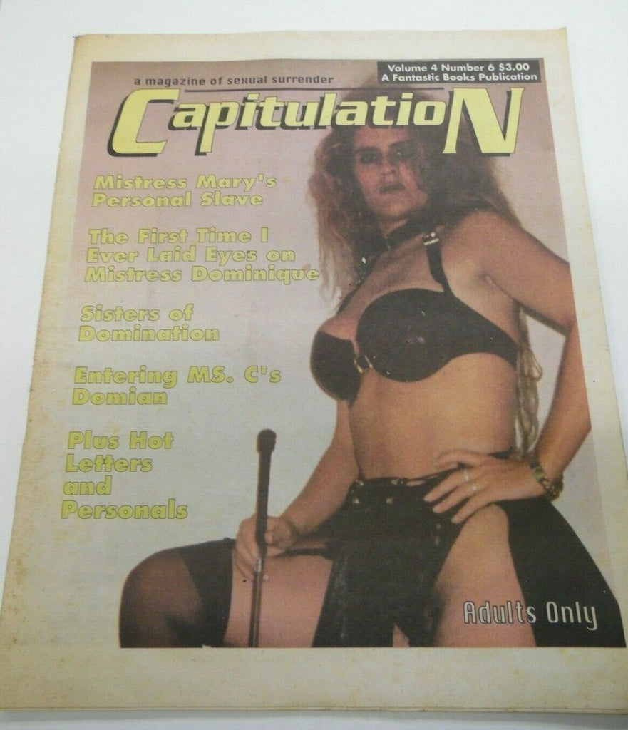 Capitulation Fetish Newspaper Mistress Mary vol.4 #6 1995 122419lm-ep