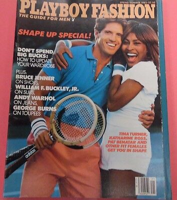 Playboy Fashion Guide For Men Bruce Jenner/Tina Turner 1982 052013lm-epa