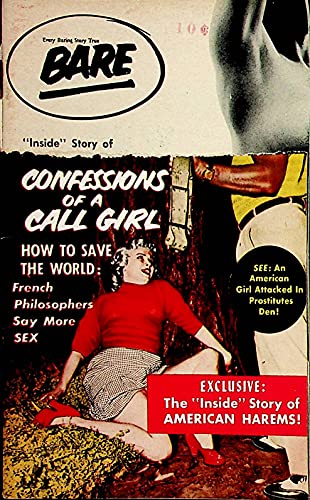 Bare Cheesecake Digest Confessions Of A Call Girl / Inside Story Of American Harems October 1953