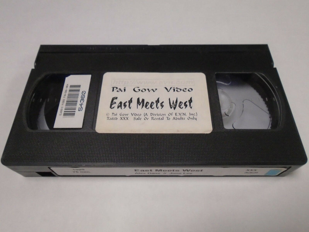 East Meets West Alex Dane June Lee 1999 75mins Adult VHS 020719AMP3