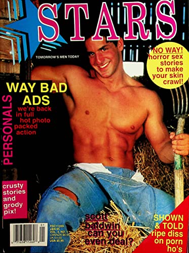 Stars Gay Men's Magazine Scott Baldwin January 1995