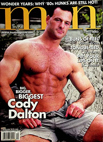 Men Gay Adult Magazine Cover Hunk Cody Dalton December 2003