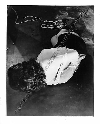 Adult Photo Vintage B&W 4x5 Bondage Beautiful Brunette Bound Dominated 220XU