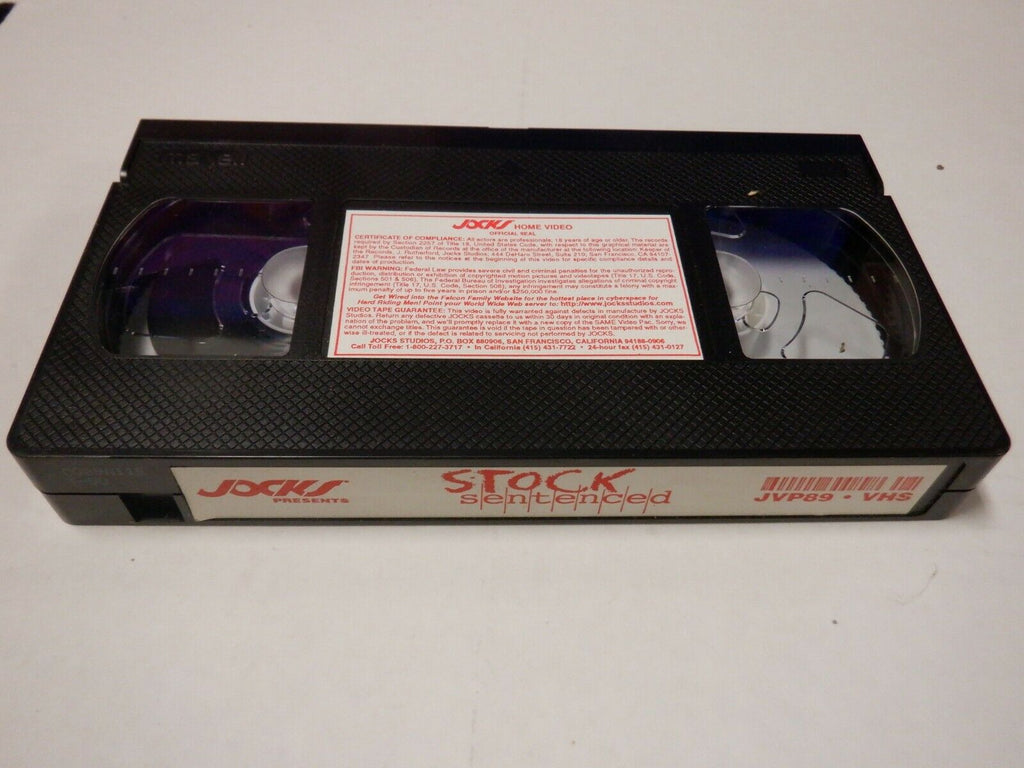 Stock Sentenced Casey Williams, Chris Rock Jocks Gay Male VHS 082020AMP2