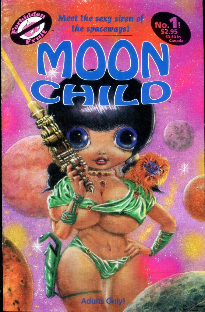 Moon Child Comic Sexy Siren Of Spaceways! #1 1992 Forbidden Fruit 010719lm-ep