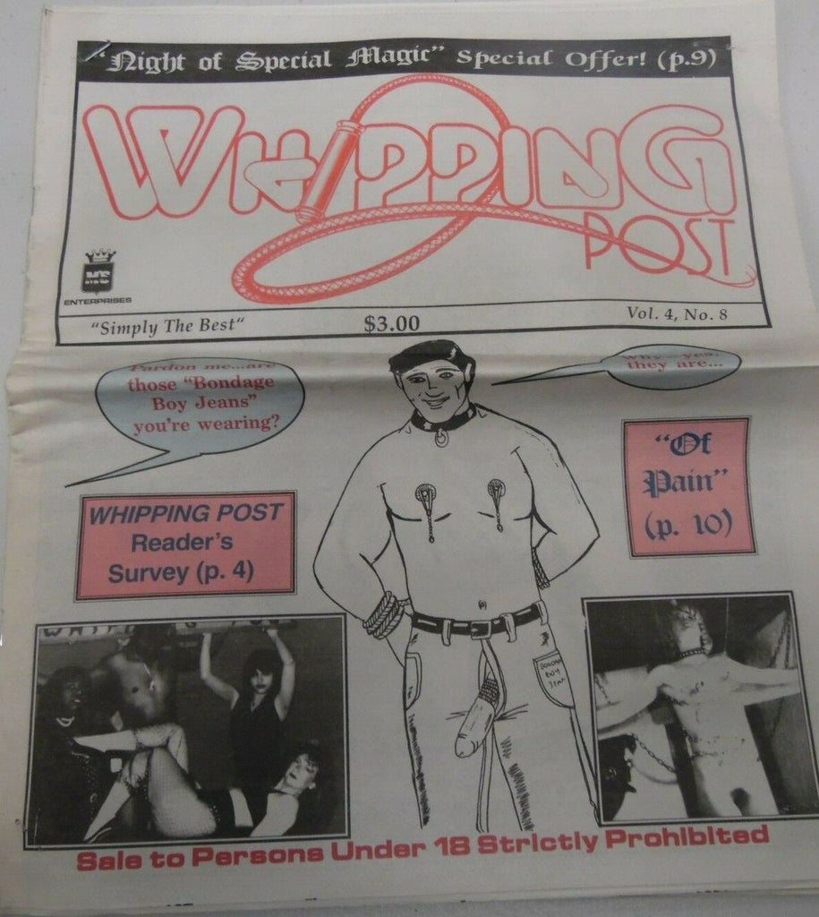 Whipping Post Fetish Newspaper Mistress Alex vol.4 #8 1995 013119lm-ep