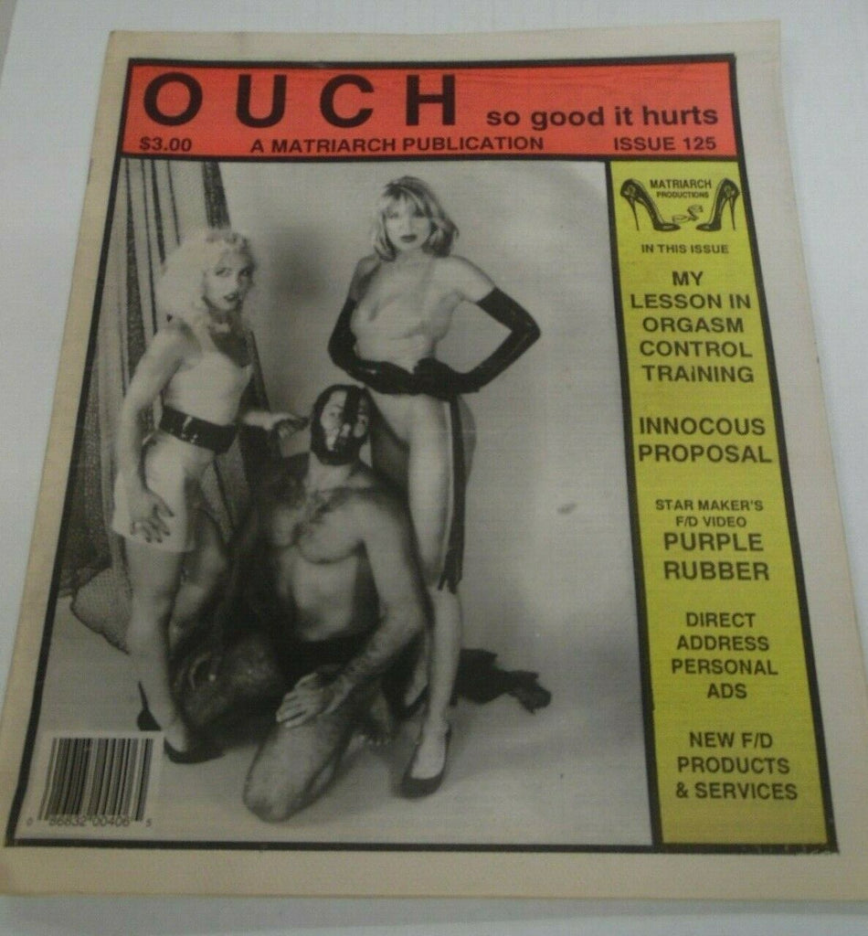 Ouch Fetish Newspaper Orgasm Control Training #125 1996 120819lm-ep