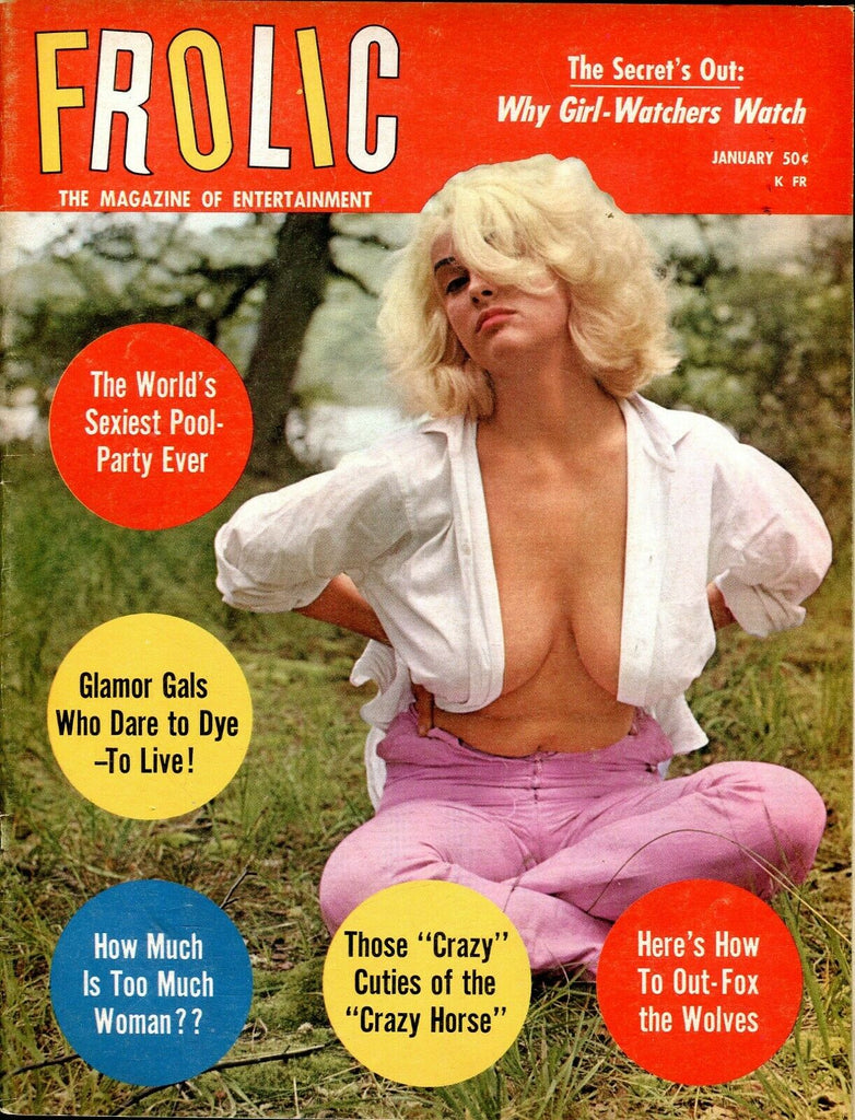 Frolic Magazine World's Sexiest Pool Party January 1966 071619lm-ep2 - Used