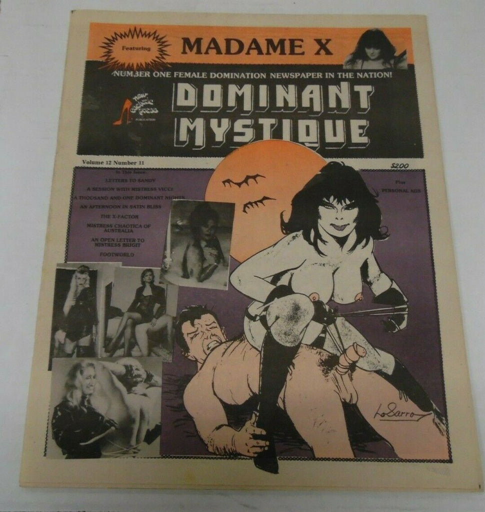 Dominant Mystique Newspaper Madame X vol.12 #11 1991 012920lm-ep2