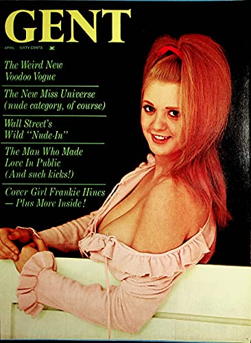 Gent Men's Magazine Covergirl Frankie Hines / Miss Nude Universe Virginia Ward April 1969