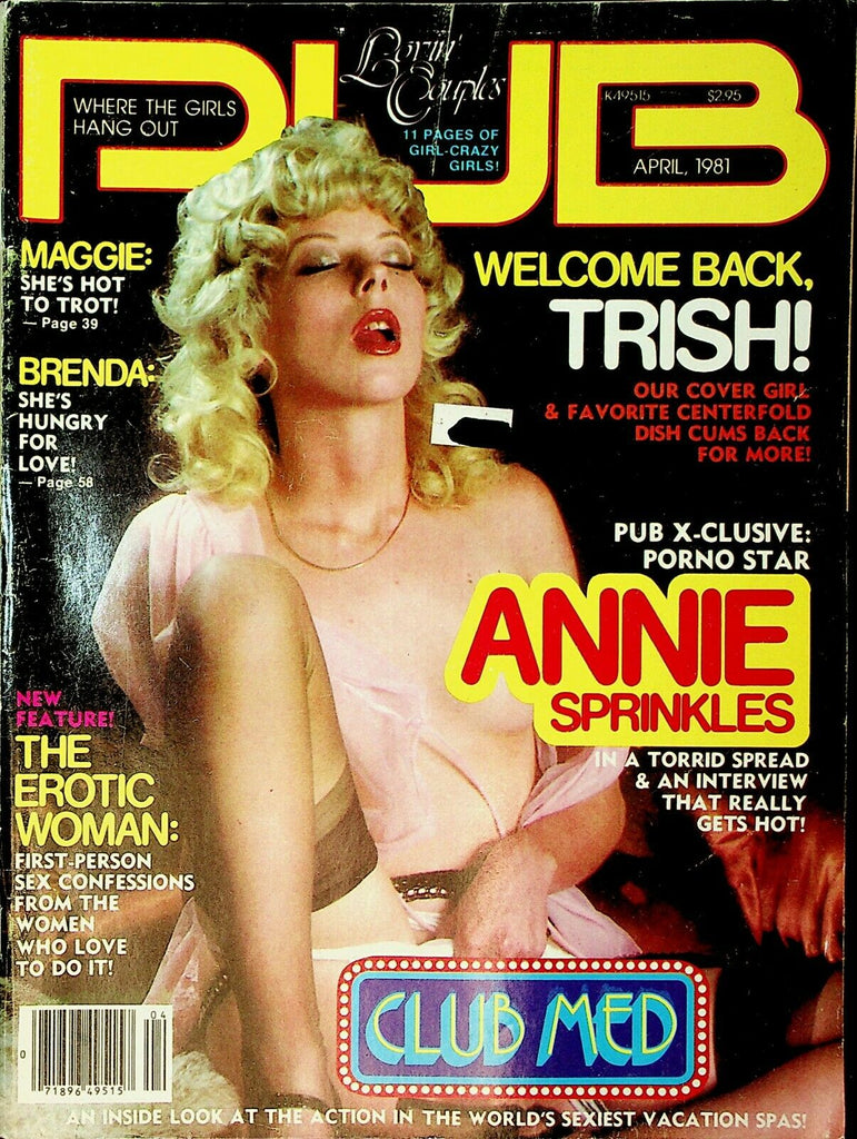 Pub Magazine Annie Sprinkles April 1981 011521lm-ep2