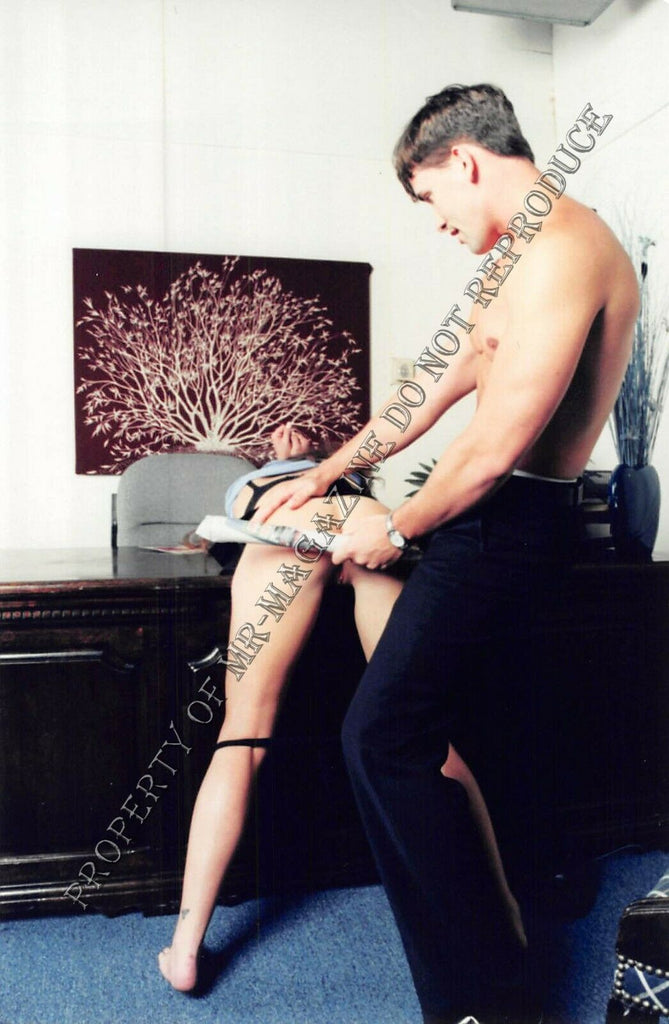 Adult Vintage 1990s Photo 4x6 Bondage Sexy Brunette Naked & Dominated 58FM