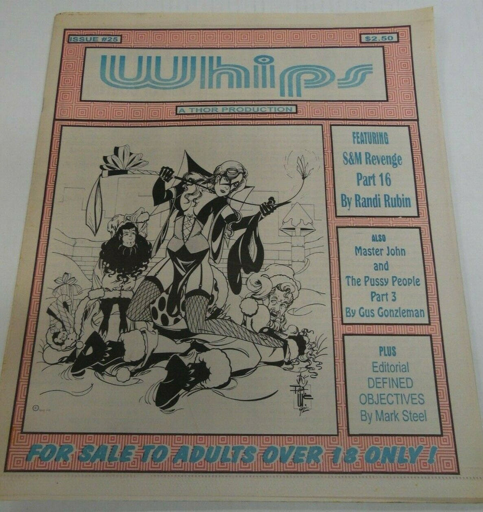 Whips Fetish Newspaper Master John & The Pussy People #25 1980's 121619lm-ep