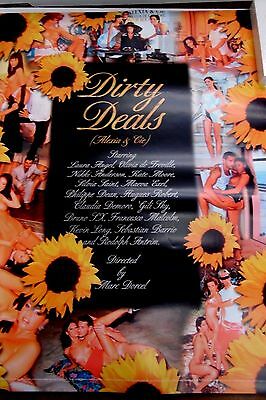 Dirty Deals Adult Poster Alexia / Cie / Laura Angel 20 x 15 1/2 062916lm-ep3