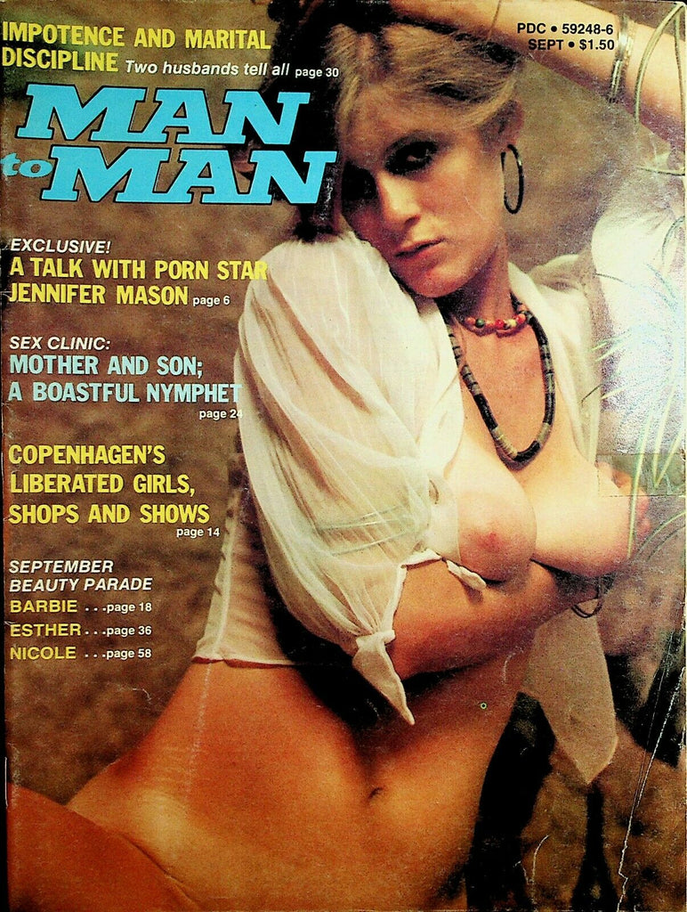 Man To Man Magazine Jennifer Mason / Barbie September 1975 091520lm-ep2