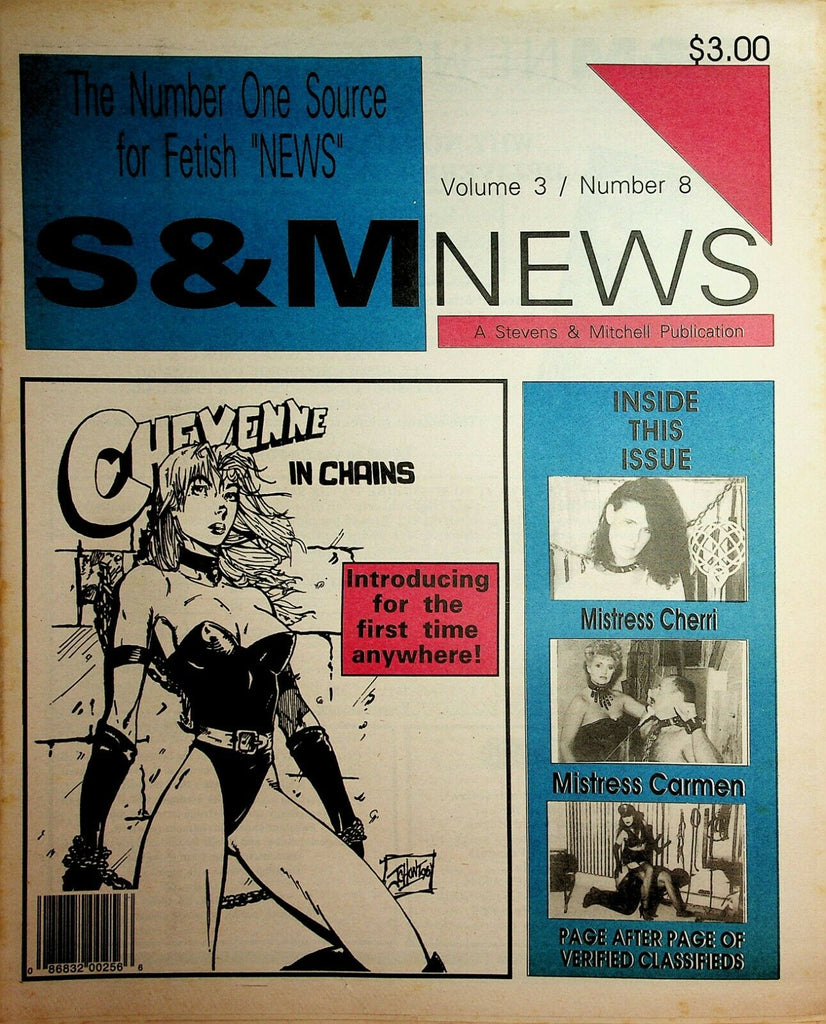 S & M News Newspaper Cheyenne In Chains vol.3 #8 1996 030320lm-ep