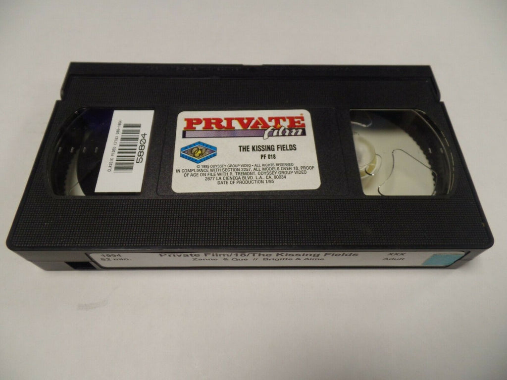 Private Film The Kissing Fields Zanne Que 1994 82mins Adult VHS 030119AMP2