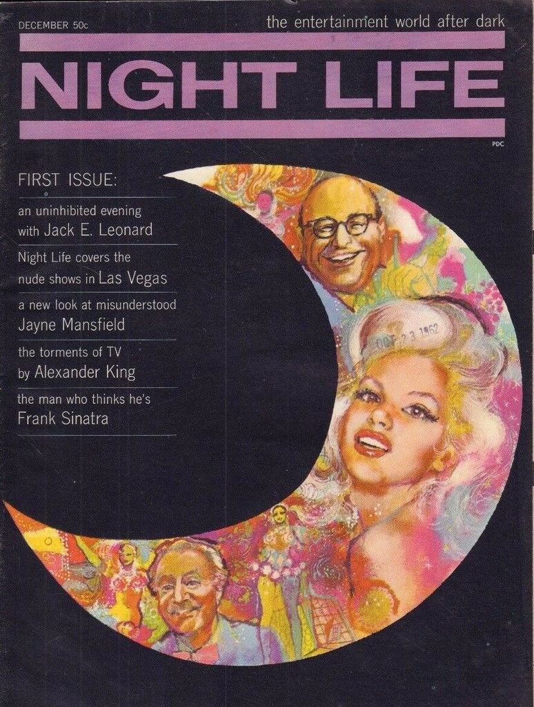 Night Life Premier Issue 1962 Jayne Mansfield, Jack E. Leonard 021017DBEP - Used