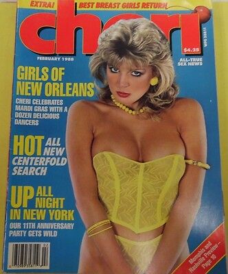 Cheri Magazine Little Oral Annie & Candida Royalle February 1988 121412lm-epa