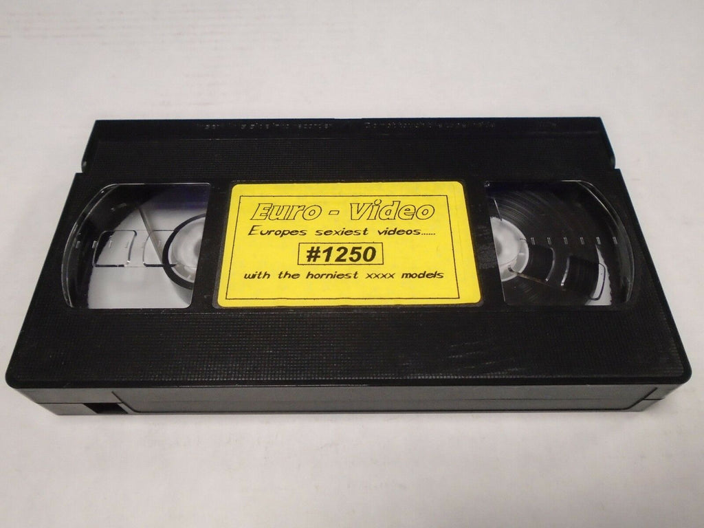 Euro-Video #1250 Horniest XXX Models European Vintage Adult VHS 011519AMP2