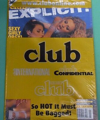 Club Explicit Magazine Sexy Girly Orgy #191 new/sealed 081713lm-epa