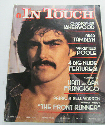 In Touch Gay Adult Magazine Christopher Isherwood #24 1976 vg 101814lm-ep