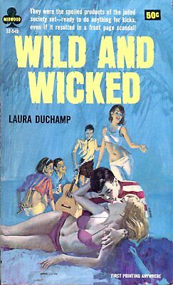 Wild And Wicked Novel by Laura Duchamp 1965 Midwood Books 042614lm-epa