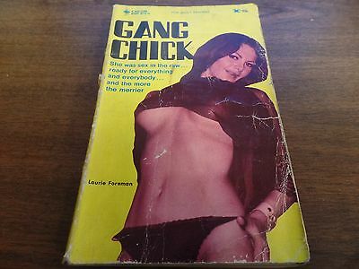 Gang Chick Laurie Foreman Bee-Line Books 1969 Erotic Novel 121015amp