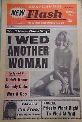 Flash Newspaper Marlo Thomas/ Eva Gabor May 22, 1971 062217lm-ep