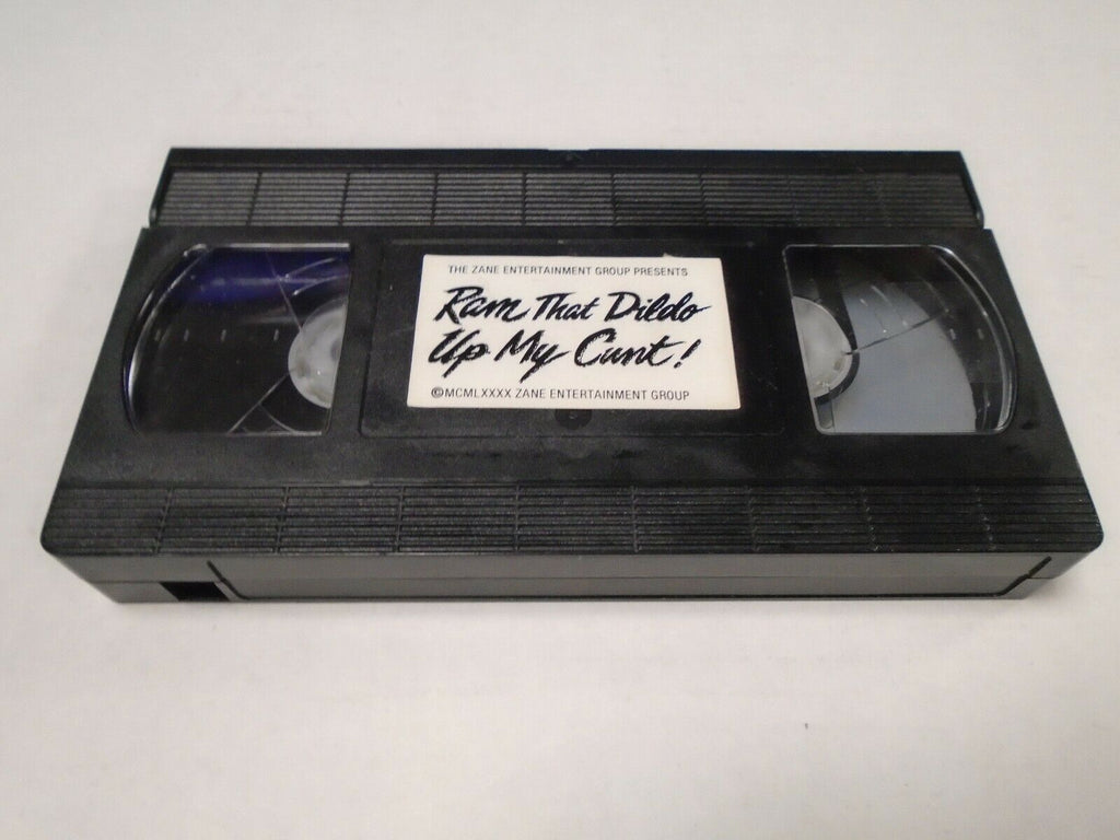 Ram That Dildo Up My Cunt! Adult VHS 051419AMP2